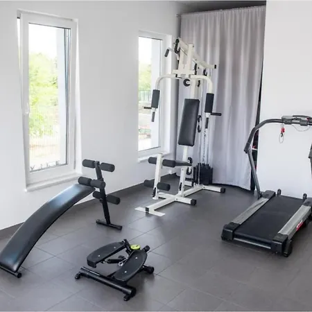 Viktoria With Private Pool, Barbecue, Gym, Children's Playground Vila *